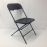 Black Plastic Folding Chair 47 47 80
